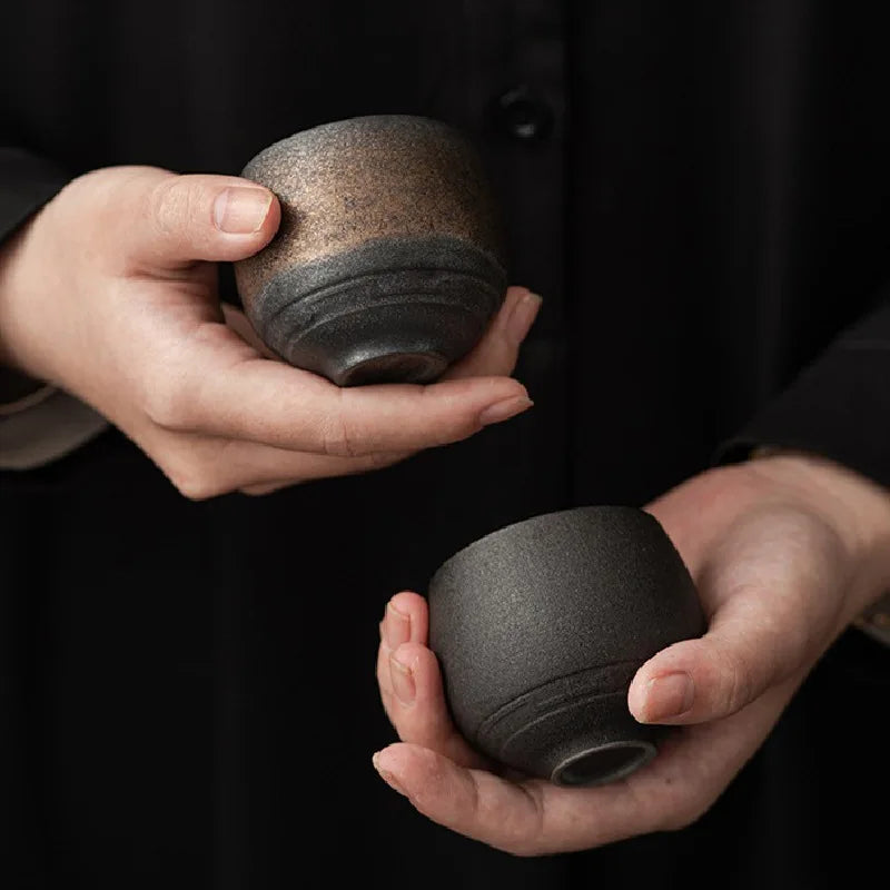 Ceramic Espresso Cups Set of Small Coffee Mugs-Kitchen & Dining > Tableware-casanuva-casanuva