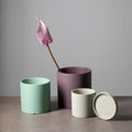 Ceramic Flowerpot with Saucer Elegant Design-Home Decor > Decorative Accessories-casanuva-casanuva