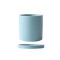 Ceramic Flowerpot with Saucer Elegant Design-Home Decor > Decorative Accessories-casanuva-Sky Blue-S-casanuva