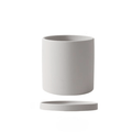 Ceramic Flowerpot with Saucer Elegant Design-Home Decor > Decorative Accessories-casanuva-Stone-S-casanuva