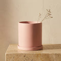 Ceramic Flowerpot with Saucer Elegant Design-Home Decor > Decorative Accessories-casanuva-casanuva