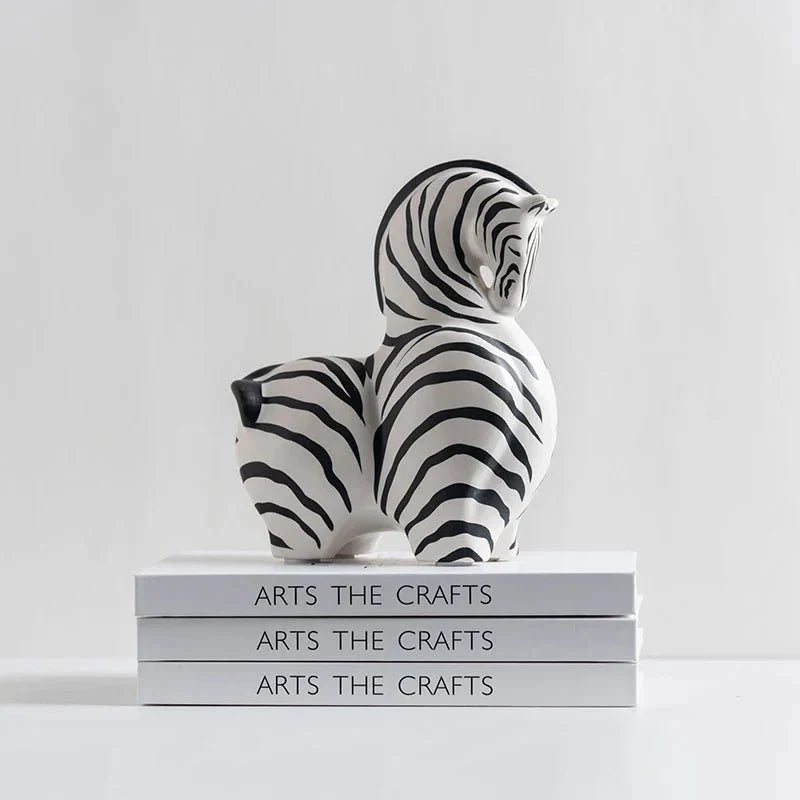 Ceramic Safari Animal Sculpture-Home Decor > Sculptures & Figurines-casanuva-casanuva