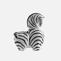 Ceramic Safari Animal Sculpture-Home Decor > Sculptures & Figurines-casanuva-Zebra-Down-casanuva