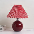 Ceramic Table Lamp with Fabric Shade in Multiple Colors-Lighting > Table Lamps-casanuva-casanuva