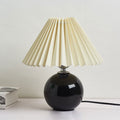 Ceramic Table Lamp with Fabric Shade in Multiple Colors-Lighting > Table Lamps-casanuva-casanuva
