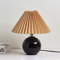 Ceramic Table Lamp with Fabric Shade in Multiple Colors-Lighting > Table Lamps-casanuva-casanuva