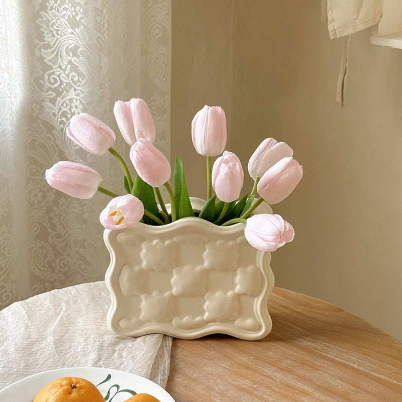 Ceramic Tulip Vase Set-Home Decor > Vases-casanuva-casanuva