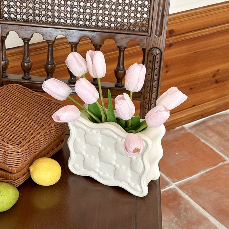 Ceramic Tulip Vase Set-Home Decor > Vases-casanuva-casanuva