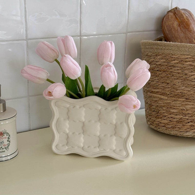Ceramic Tulip Vase Set-Home Decor > Vases-casanuva-casanuva