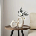 Ceramic Vase Set Abstract Sculptural Home Decor-Home Decor > Vases-casanuva-casanuva