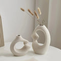 Ceramic Vase Set Abstract Sculptural Home Decor-Home Decor > Vases-casanuva-casanuva