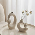 Ceramic Vase Set Abstract Sculptural Home Decor-Home Decor > Vases-casanuva-casanuva