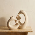 Ceramic Vase Set Abstract Sculptural Home Decor-Home Decor > Vases-casanuva-casanuva