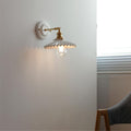 Ceramic and Brass Wall Lamp with Minimalist Design-Lighting > Wall Lights-casanuva-casanuva