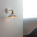 Ceramic and Brass Wall Lamp with Minimalist Design-Lighting > Wall Lights-casanuva-A-220V-240V-casanuva