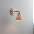 Ceramic and Brass Wall Lamp with Minimalist Design-Lighting > Wall Lights-casanuva-I-110V-120V-casanuva