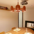 Chandelier with Colorful Glass Accents-Lighting > Chandeliers & Pendant Lights-casanuva-casanuva