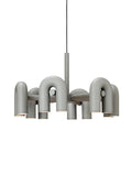 Chandelier with Colorful Glass Accents-Lighting > Chandeliers & Pendant Lights-casanuva-casanuva