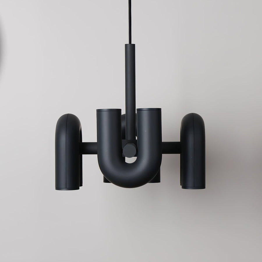Chandelier with Colorful Glass Accents-Lighting > Chandeliers & Pendant Lights-casanuva-casanuva