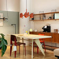 Chandelier with Colorful Glass Accents-Lighting > Chandeliers & Pendant Lights-casanuva-casanuva