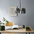 Chandelier with Colorful Glass Accents-Lighting > Chandeliers & Pendant Lights-casanuva-casanuva