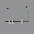 Chandelier with Colorful Glass Accents-Lighting > Chandeliers & Pendant Lights-casanuva-casanuva