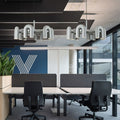 Chandelier with Colorful Glass Accents-Lighting > Chandeliers & Pendant Lights-casanuva-casanuva