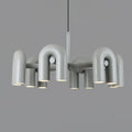 Chandelier with Colorful Glass Accents-Lighting > Chandeliers & Pendant Lights-casanuva-casanuva