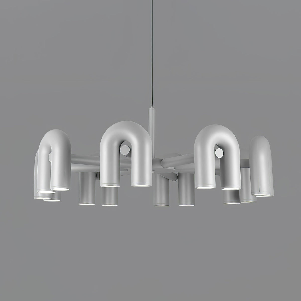 Chandelier with Colorful Glass Accents-Lighting > Chandeliers & Pendant Lights-casanuva-casanuva