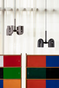 Chandelier with Colorful Glass Accents-Lighting > Chandeliers & Pendant Lights-casanuva-casanuva