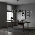 Chandelier with Colorful Glass Accents-Lighting > Chandeliers & Pendant Lights-casanuva-casanuva