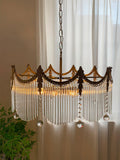 Chandelier with Crystal Accents-Lighting > Chandeliers & Pendant Lights-casanuva-casanuva