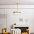 Chandelier with Crystal Accents-Lighting > Chandeliers & Pendant Lights-casanuva-casanuva