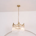 Chandelier with Crystal Accents-Lighting > Chandeliers & Pendant Lights-casanuva-casanuva