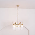 Chandelier with Crystal Accents-Lighting > Chandeliers & Pendant Lights-casanuva-casanuva