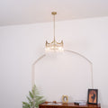 Chandelier with Crystal Accents-Lighting > Chandeliers & Pendant Lights-casanuva-casanuva