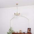 Chandelier with Crystal Accents-Lighting > Chandeliers & Pendant Lights-casanuva-casanuva