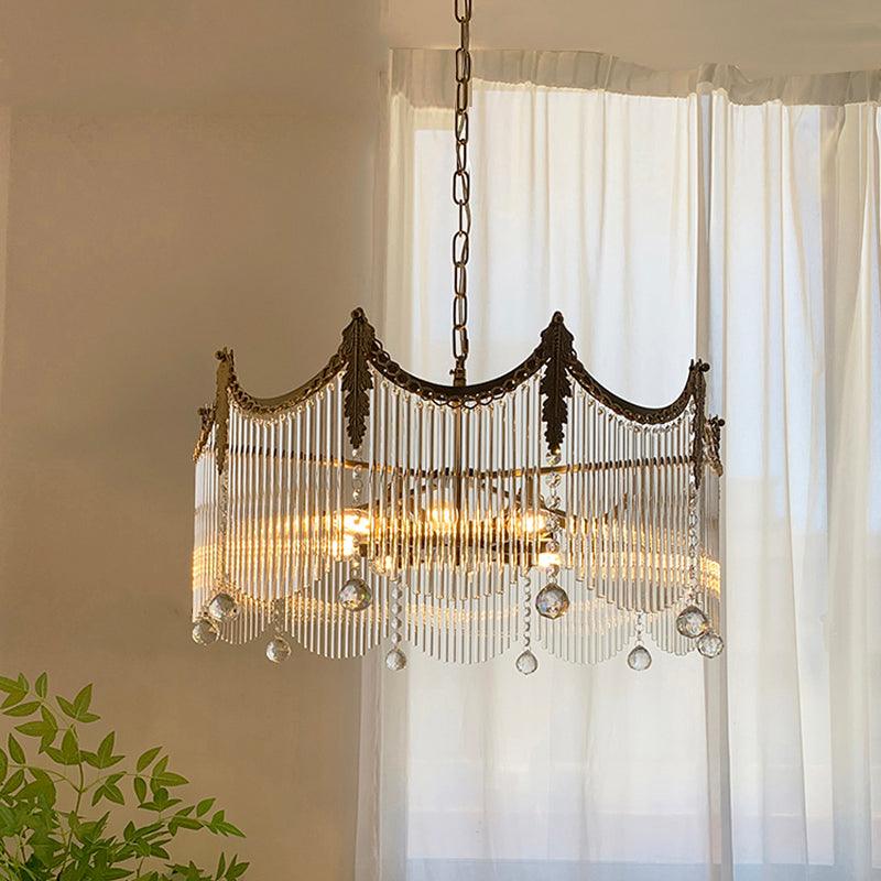 Chandelier with Crystal Accents-Lighting > Chandeliers & Pendant Lights-casanuva-casanuva