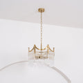 Chandelier with Crystal Accents-Lighting > Chandeliers & Pendant Lights-casanuva-casanuva