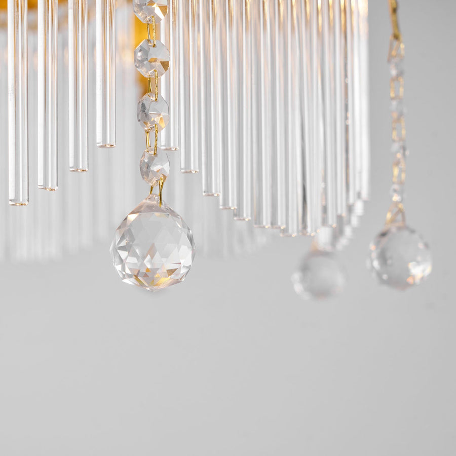 Chandelier with Crystal Accents-Lighting > Chandeliers & Pendant Lights-casanuva-casanuva