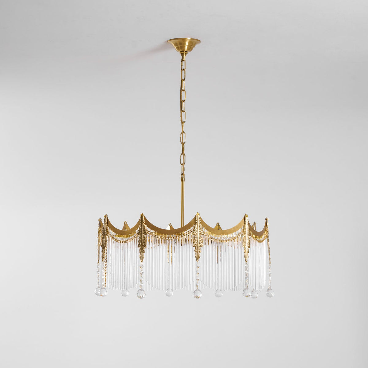 Chandelier with Crystal Accents-Lighting > Chandeliers & Pendant Lights-casanuva-casanuva