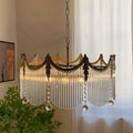 Chandelier with Crystal Accents-Lighting > Chandeliers & Pendant Lights-casanuva-casanuva