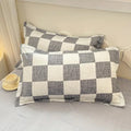 Checkered Bedding Set 3 Piece-Bedding & Bath > Bedding Sets-casanuva-casanuva