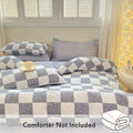 Checkered Bedding Set 3 Piece-Bedding & Bath > Bedding Sets-casanuva-casanuva