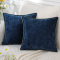 Chenille Decorative Cushion Super Soft 40-60 cm-Covers & Textiles > Throw Pillows-casanuva-Blue-40x40cm-casanuva