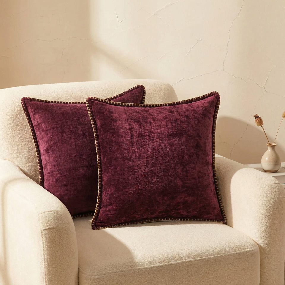 Chenille Decorative Cushion Super Soft 40-60 cm-Covers & Textiles > Throw Pillows-casanuva-casanuva