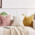 Chenille Decorative Cushion with Bamboo Texture Soft Comfort Fabric-Covers & Textiles > Throw Pillows-casanuva-casanuva