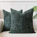 Chenille Decorative Cushion with Bamboo Texture Soft Comfort Fabric-Covers & Textiles > Throw Pillows-casanuva-casanuva