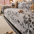 Chenille Sofa Cover Plush Fabric-Covers & Textiles > Sofa Covers-casanuva-Cloud Gray-71"x51"-casanuva