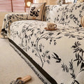 Chenille Sofa Cover Plush Fabric-Covers & Textiles > Sofa Covers-casanuva-Petal White-71"x51"-casanuva